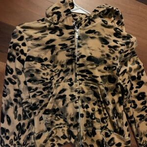 Juicy Couture Animal Print Hoodie